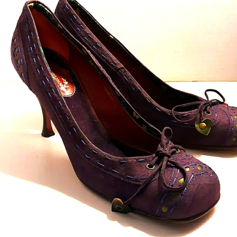 PANE TULIPANI Suede heels